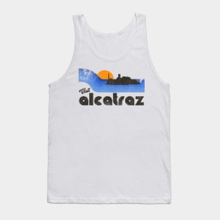 Visit Alcatraz Prison Retro Tourist Souvenir Tank Top